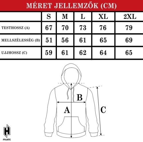 Black-Out: Fekete-Kék 30 Kapucnis pulóver