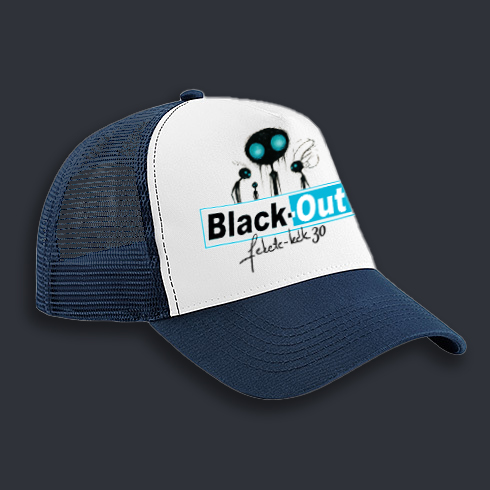 Black-Out: Fekete-Kék 30 Baseball Sapka