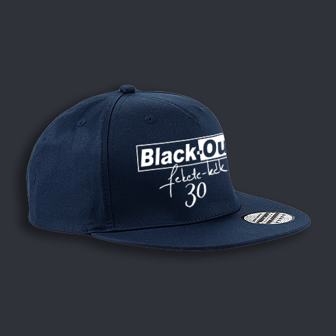 Black-Out: Fekete-Kék 30 Snapback