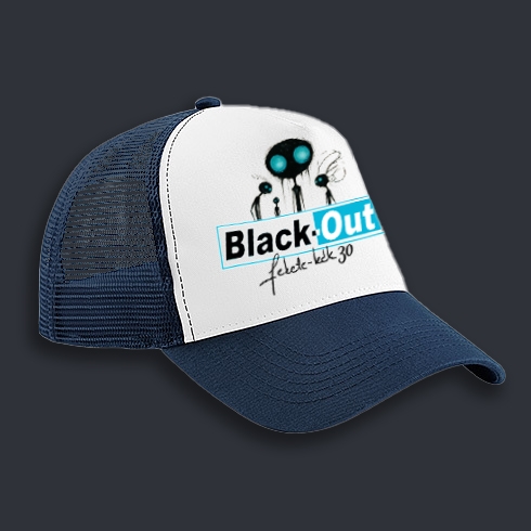 Black-Out: Fekete-Kék 30 Baseball Sapka